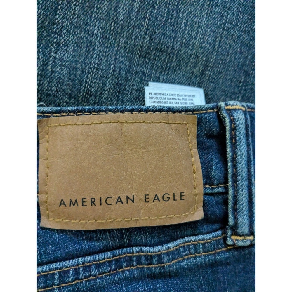 American Eagle Mens Original Bootcut AirFlex+ Jeans Blue 36x34 New - Picture 4 of 4